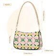 thumbnail image 3 of FORMRS Womens Shoulder Bag with Chain Strap Clutch Purse Cute Tote Handbag, Yellow Symmetrical Stars, 3 of 7