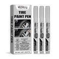 thumbnail image 1 of 3Pcs Car Tire Paint Pen Auto Tire Art Paint Waterproof Persistent Oil Pen, 1 of 5