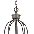 thumbnail image 2 of 60 X 8 Watt Metal Chandelier with Tubular Frame, Textured Bronze- Saltoro Sherpi, 2 of 5