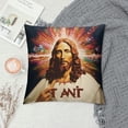thumbnail image 2 of GOSMITH I Saw That Jesus Throw Pillow, Funny Cushion Cover, Christian Living Room Decor, College Dorm Accent Pillow, Funny Religious Pillow Cover, Christian Pillow ( Pillow Cover(No Insert)), 2 of 5