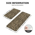 thumbnail image 2 of Zufioo Leopard Print-1 2PCS Kitchen Mats for Floor,Home Decor Cushion, 2PCS Kitchen Rugs,Anti Fatigue Mats for Kitchen Floor,Waterproof Kitchen Rug Set, 2 of 6