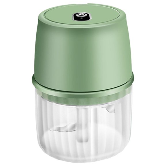 Leodye 1PCS Garlic Chopper Grinder Multi-functional Efficient Home Kitchen Pepper Chili Vegetable Meat Mincer -4.52x3.66in