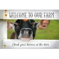 thumbnail image 2 of Deiter, Lori 32x23 White Modern Wood Framed Museum Art Print Titled - Welcome Cow, 2 of 4