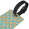 thumbnail image 3 of Sikiie Hot Dog 5 Luggage Tags Privacy Cover ID Label Suitcase Tags Identifiers For School Bags,Suitcases, 3 of 7