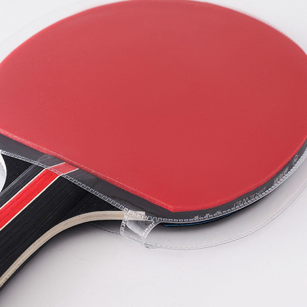 Table Tennis Paddle Protective Film 20pcs Transparent PVC Racket Cover Double-Sided Self-Adhesive