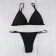 thumbnail image 4 of Femmes Soutien-Gorge Rembourré G string Bikini Maillots de Bain Deux Pièces, 4 of 5