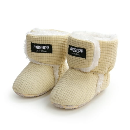 Mildsown Baby Winter Shoes  Soft Sole Non-Slip First Walking Shoes Boots