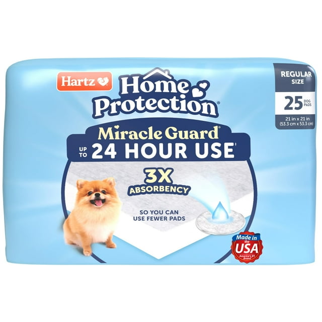 Almohadillas para perros Hartz Home Protection Miracle Guard, 25 unidades