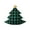 Green, variant on Sunlit Christmas Tree with Star Pillow Set of 2, 19.6" Christmas Decorative Buffalo Check Plaid Throw Pillows, Tree Shaped Pillow for Christmas Living Room Bedroom Decoration