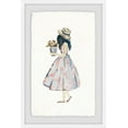 thumbnail image 2 of Pink Poodle Dress Framed Painting Print, 2 of 6