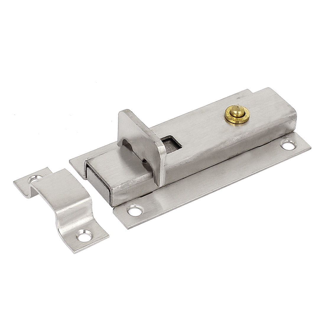 Bedroom Spring Push Button Automatic Lock Stainless Steel Door