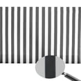 thumbnail image 1 of Mybecca Stripe Canvas Oxford Polyester Fabric (Black/White 5, Yards), 1 of 2