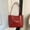 Red, variant on Storage Bags Storage Organizer 288. Women's PU Leather Tote Bag, Large Capacity Shoulder Handbag, Fashion Crossbody Messenger Purse, Work Travel Shopping Bag for Phone Wallet