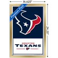 thumbnail image 3 of NFL Houston Texans - Logo 21 Wall Poster, 14.725" x 22.375", Framed, 3 of 3