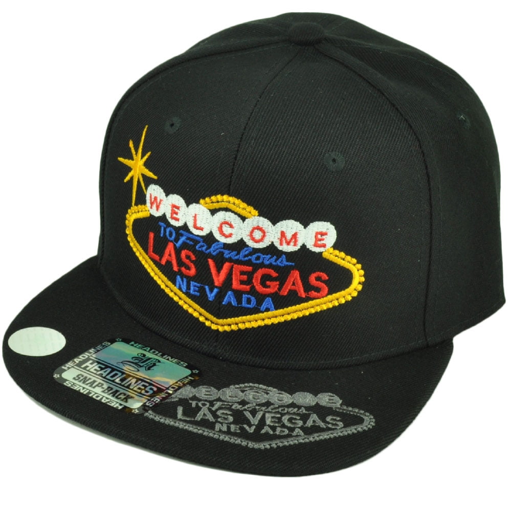 to Fabulous Las Vegas Nevada Snapback Flat Bill Brim Hat Cap