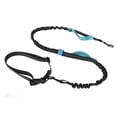 thumbnail image 1 of Dog Leash, Strong Shock Absorbing Bungee Dog Leash Heavy Duty Dog Leash Bungee Dog Leash Elastic Dog Leash Rope with 2 Padded Handles for Large Dogs Walking Training, 1 of 7