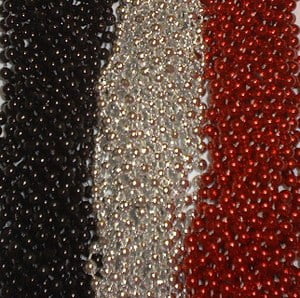 Mardi Gras Beads Red Gold Silver Mix 6 Dozen Parade School Party 72 Necklaces 