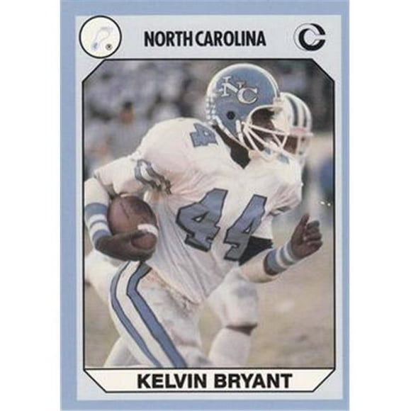 Kelvin Carte de Football Bryant (Caroline du Nord) 1990 Collection Collégiale No.6