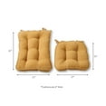 thumbnail image 6 of Greendale Home Fashions Hyatt Buttercream 2-Piece Rocking Chair Cushion Set, 6 of 6
