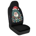 thumbnail image 2 of Psesaysky Christmas Car Front Seat Covers with Santa Tree Pattern, 2-Pack Polyester Auto Covers for Cars Vans and Trucks, 2 of 7