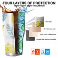 thumbnail image 7 of 30oz Lemon Tumblers Stainless Steel Tumbler with Lid and Straw,Vacuum Insulated Double Wall Travel Tumbler Cups Mug with Cleaning Brush for Coffee,Tea, 7 of 7
