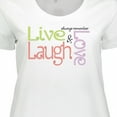 thumbnail image 4 of Inktastic Live, Laugh, Love Women's Plus Size T-Shirt, 4 of 5
