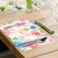 thumbnail image 4 of Conimar Floral Splash Reversible Flexible Plastic Placemat, 4 of 6