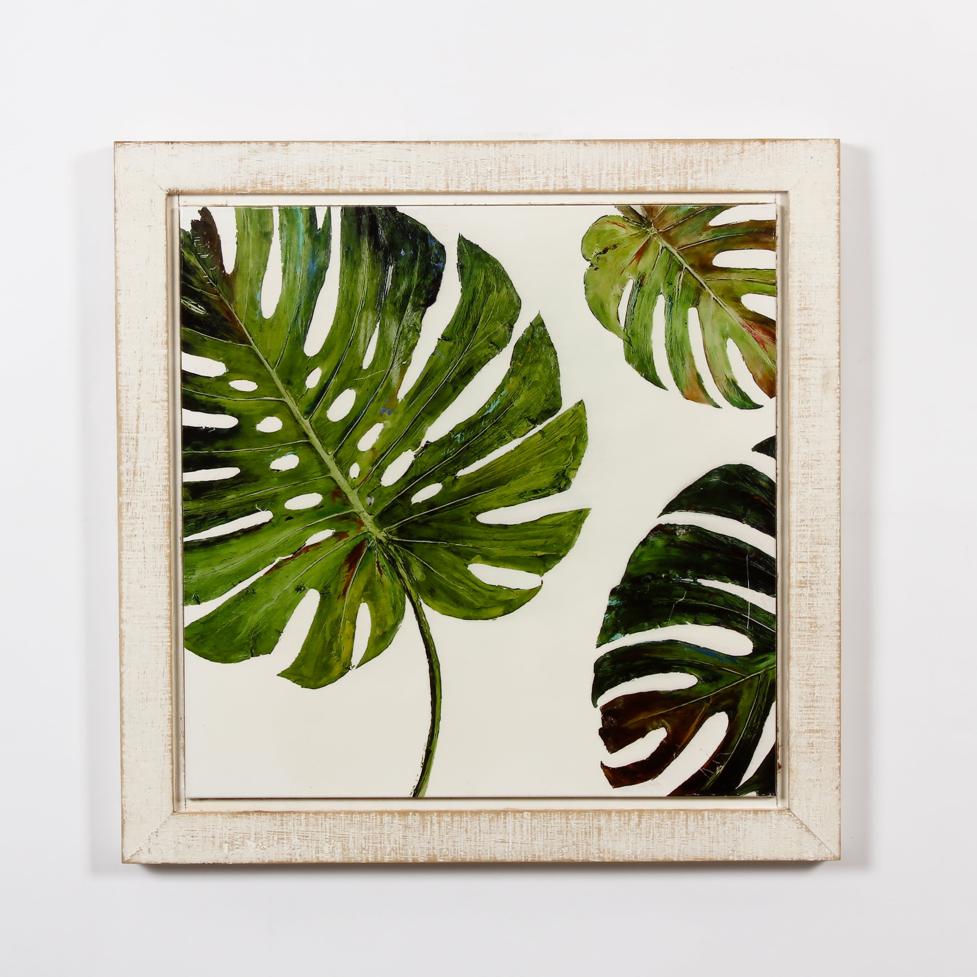 monstera leaves framed wall art walmart canada monstera leaves framed wall
