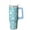 Light-blue, variant on 30 oz Christmas Day Santa Tumbler with Handle and Straw, Stainless Steel Insulated Cup 30 oz, Leak Proof Holiday Mug, Winter Gift Ideas