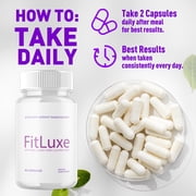 FitLuxe Advanced Formula Pills Supporting Energy and Healthy Lifestyle Fit Luxe 180 Capsules