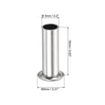 thumbnail image 2 of Uxcell 5mm Tube Nickel Plated Brass Compression Fittings Insert Sleeve, 3 Pack, 2 of 4