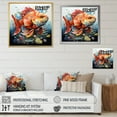 thumbnail image 4 of Designart "Art Piscine Fishing Pop wall art III" Animals Canvas Wall Art, 4 of 5