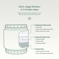 thumbnail image 6 of Aquabliss SF400 Revitalizing Shower Filter – Double Vitamin C & Tourmaline, 40% More Filtration – Reduces Chlorine for Skin, Hair & Nails – Chrome, 6 of 10