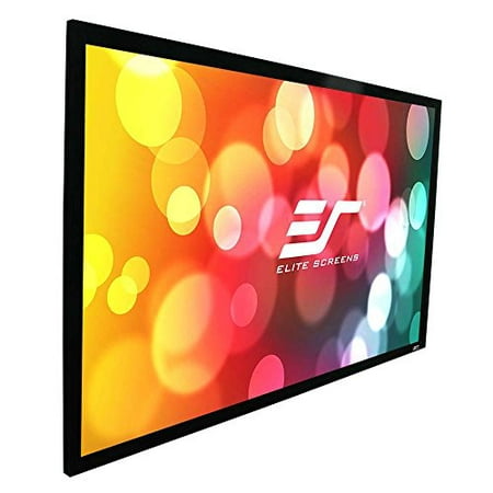 Elite Screens Sable Frame B2 Series, 110-inch Diagonal 16:9, Fixed Frame Home Theater Projection Projector Screen,