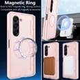 thumbnail image 3 of Funda magnética rosa YQODSZ para Samsung Galaxy Z Fold 6, 3 of 7