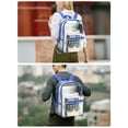thumbnail image 6 of Clear Backpack, EEEkit Waterproof Transparent Backpack with Reinforced Strap, See Through Bookbag for Stadium,Travel, School, 6 of 6