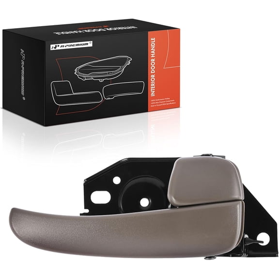 A-Premium Front or Rear Right Passenger Side Interior Door Handle Compatible with Kia Optima 2001-2006, Beige, Replace# 82620-38000-BT