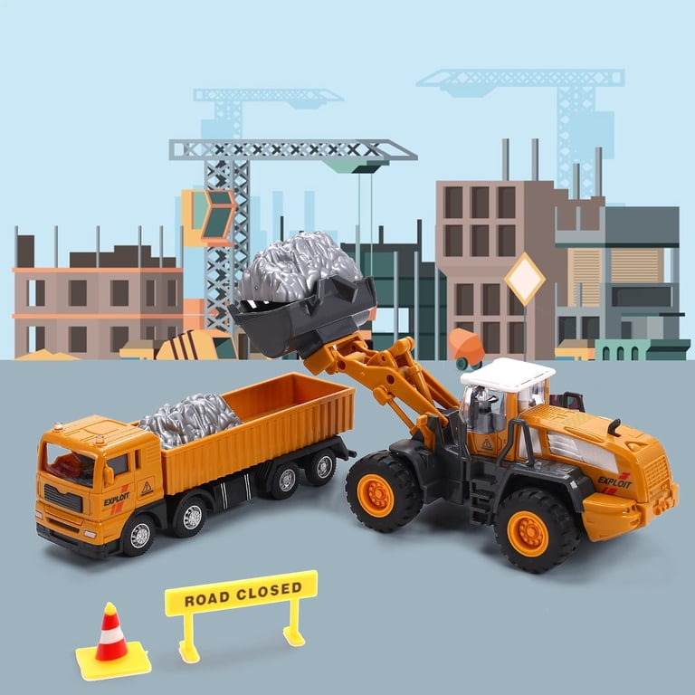 JoyStone Construction Vehicles Playset with Playmat photo 3
