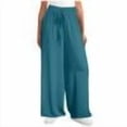thumbnail image 7 of HAiming Womens Wide Leg Sweatpants High Elastic Waist Drawstring Pants Athletic Joggers Trousers with Pocket, 7 of 7
