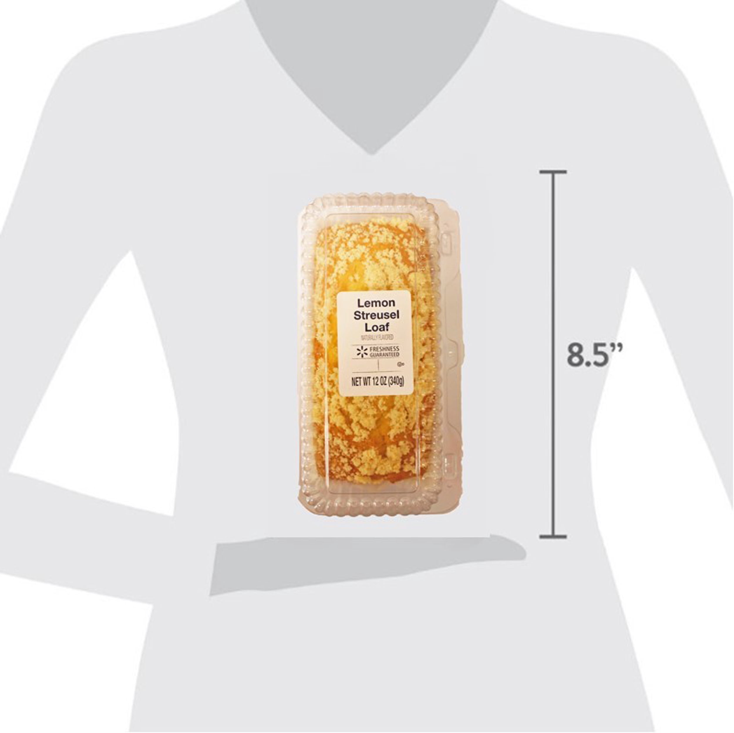 Freshness Guaranteed Lemon Streusel Loaf-Natural Color
