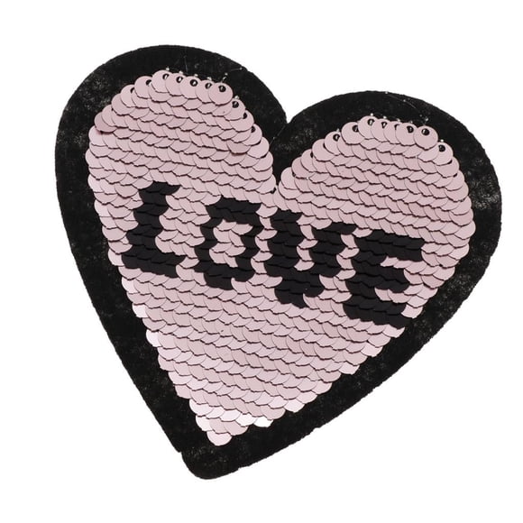 de 6 piezas Heart Aplicación decorativa termoadhesivo Yuyangstore apliques de corazón de amor