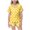 A-Yellow, variant on NIEWTR Girl Kids Pajamas Sets Halloween Pattern Printed With Notched Collar Short Sleeve Tops and Shorts For Home Wear Cozy For Lightweight and Breathable Comfort Sleepwear