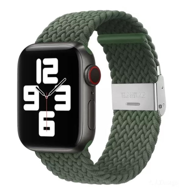 Correa Nylon Trenzado + Hebilla Unisex M / L 38-40-41 mm Para Apple Watch compatible Con Todas Las Series