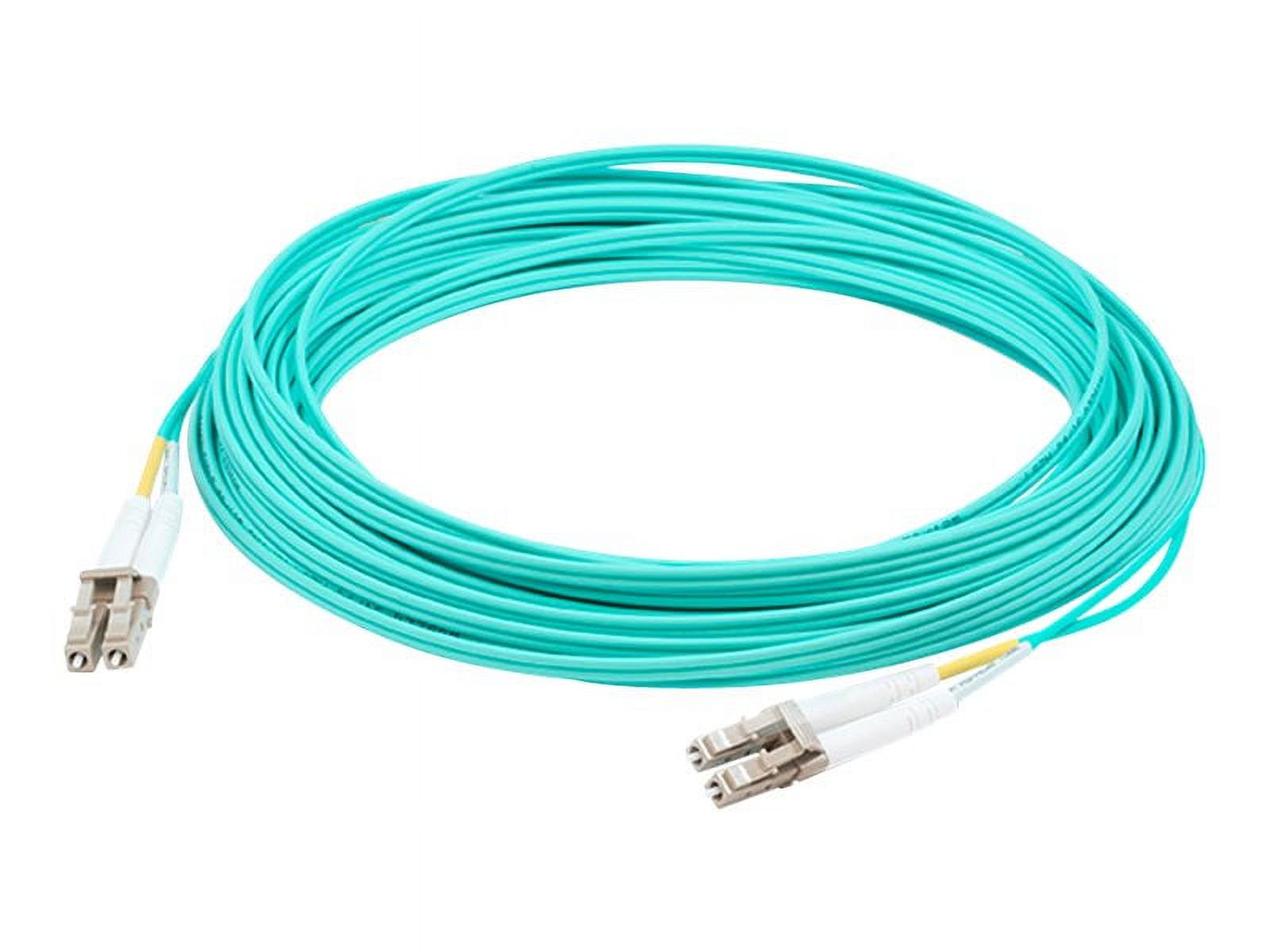 AddOn 50m LC OM3 Aqua Patch Cable - patch cable - 164 ft - aqua - image 3 of 8