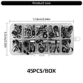 thumbnail image 5 of 45Pcs Fishing Eyes Rings Rafts Line Fishing Rod Side Line Guide Rings Enduring, 5 of 11