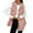 Pink, variant on Yigetop Fall Vest for Women, Women's Sleeveless Fleece Vest with/without Hood Teddy Fleece Winter Vest Thick Plush Cardigan Warm Plush Vest Checked Printed Tedd Vest Jackets for Women Beige L