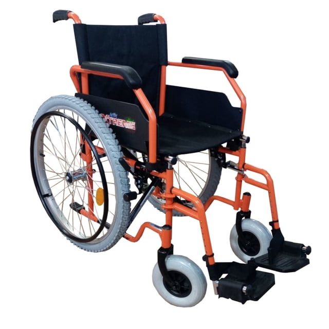 Silla de ruedas Infantil ReActiv Rueda Neumatica Xtreme Naranja R218020Te-TN-16