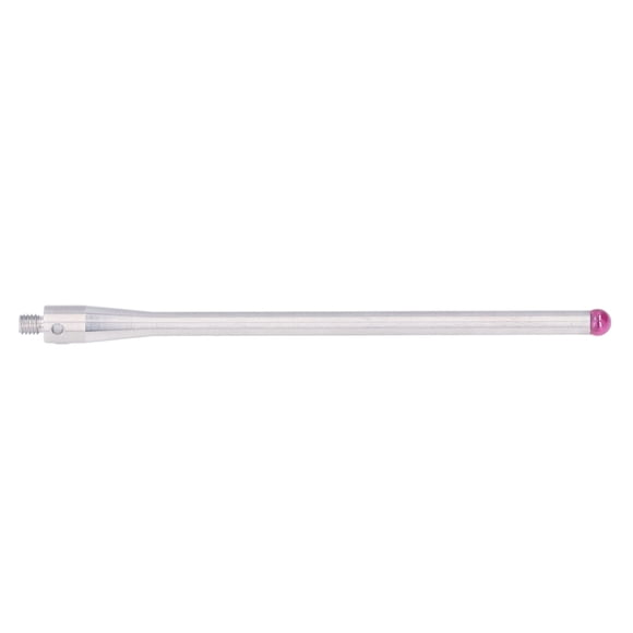 Cmm Touch Probe, Stainless Steel Stem 5.0mm Rubine Ball Tip 100mm Long Cmm Machine Stylus For Inspection