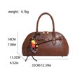 thumbnail image 2 of Bolso de mano de bolos de cuero PU de primera calidad para mujer, bolso de hombro tipo almohada de diseñador de lujo, bolsos de tendencia de moda de verano, 2 of 4