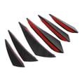thumbnail image 4 of Spoiler de parachoques delantero, confiabilidad de parachoques delantero de 6 piezas negras para un estilamiento de automóvil, 4 of 7